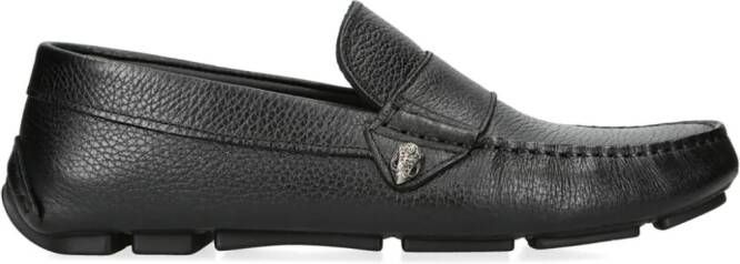 Kurt Geiger London Stirling leren loafers Zwart