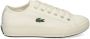 Lacoste Backcourt canvas sneakers Wit - Thumbnail 1