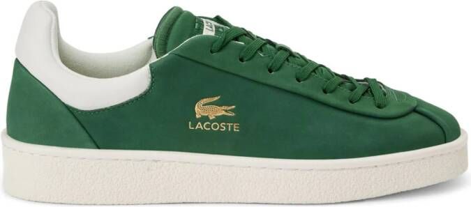 Lacoste Baseshot leren sneakers Groen