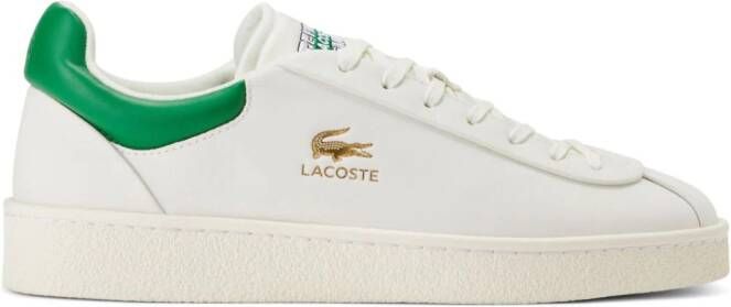 Lacoste Baseshot leren sneakers Wit