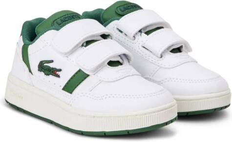 Lacoste Sneakers met klittenband en logopatch Wit