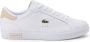 Lacoste Powercourt leren sneakers Wit - Thumbnail 1