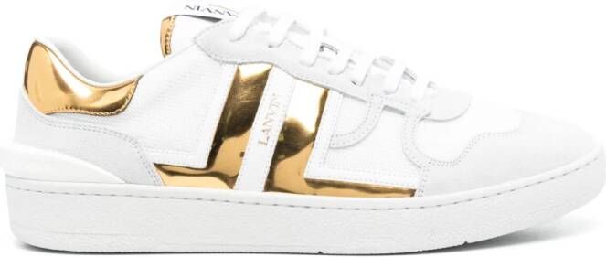 Lanvin Clay sneakers met vlakken Wit