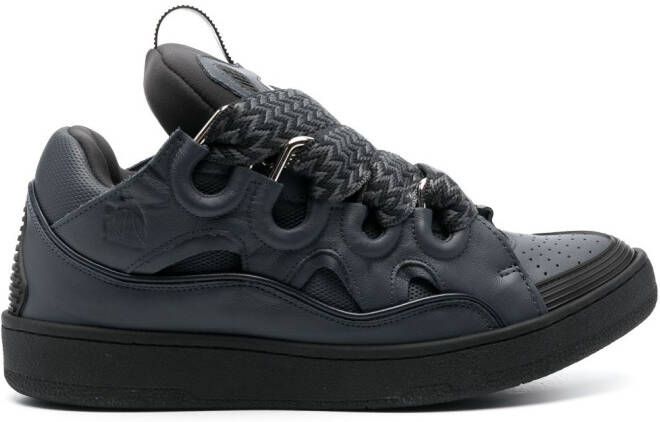 Lanvin Curb leren sneakers Grijs