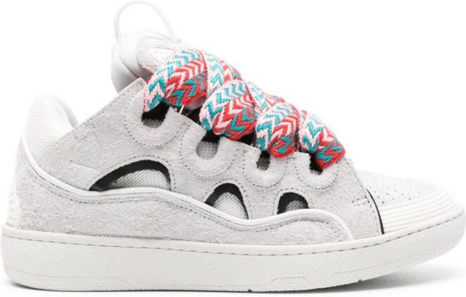 Lanvin Curb sneakers met vlakken Grijs