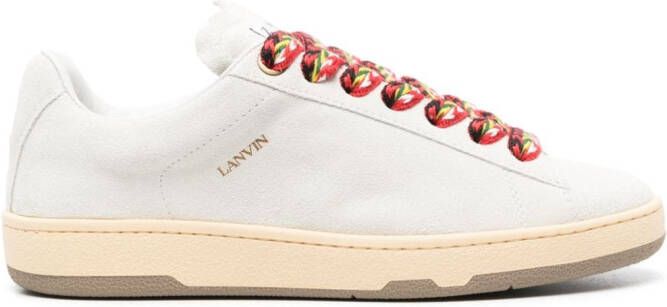 Lanvin Lite Curb suède sneakers Grijs