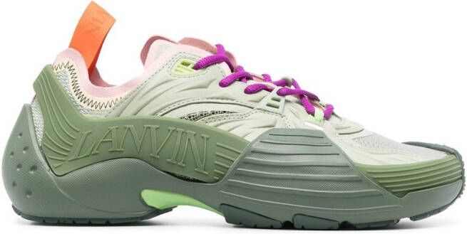 Lanvin Sneakers met vlakken Groen