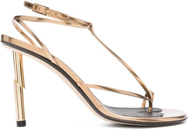 Lanvin Sequence leren sandalen Goud