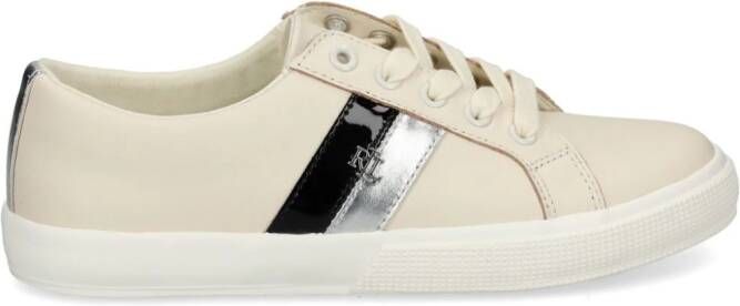 Lauren Ralph Lauren Janson II leren sneakers Beige