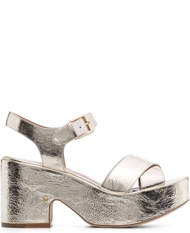 Laurence Dacade Metallic sandalen Goud