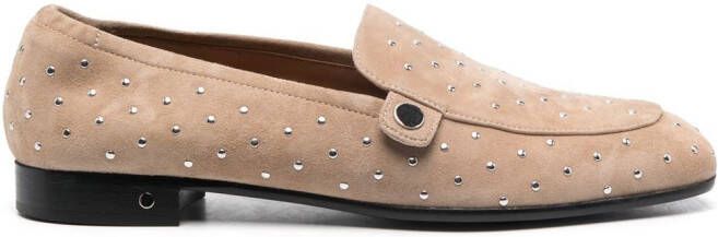 Laurence Dacade Loafers verfraaid met stras Beige