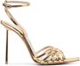 Le Silla Afrodite leren sandalen Goud - Thumbnail 1