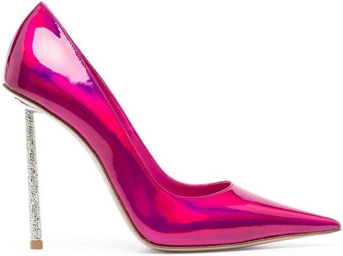 Le Silla Bella metallic pumps Roze