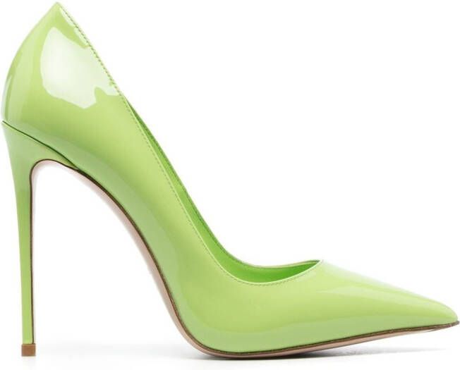 Le Silla Eva leren pumps Groen