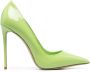 Le Silla Eva leren pumps Groen - Thumbnail 1