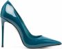 Le Silla Eva lakleren pumps Blauw - Thumbnail 1