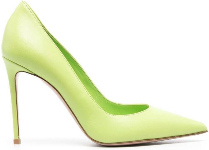 Le Silla Eva leren pumps Groen