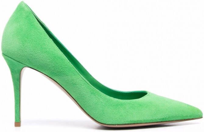 Le Silla Eva suède pumps Groen