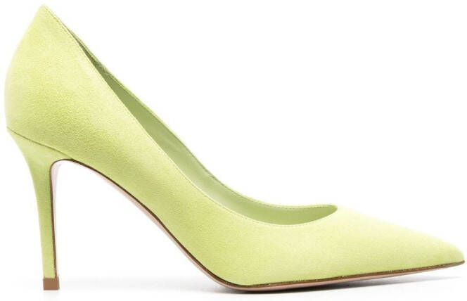 Le Silla Eva suède pumps Groen