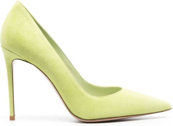 Le Silla Eva suède pumps Groen