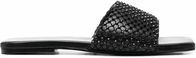 Le Silla Gilda sandalen met studs Zwart