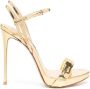 Le Silla Guen lakleren sandalen Goud - Thumbnail 1