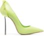 Le Silla Petalo leren pumps Groen - Thumbnail 1