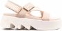 Le Silla Sandalen met klittenband Beige - Thumbnail 2