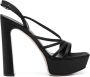 Le Silla Scarlet sandalen met plateauzool 140 mm Zwart - Thumbnail 1