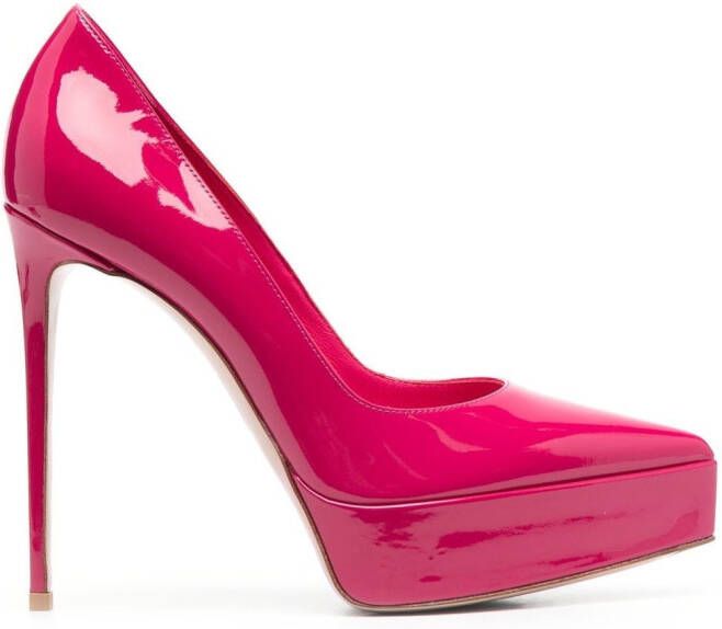 Le Silla Uma lakleren pumps Roze