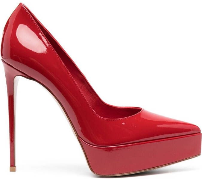 Le Silla Uma lakleren pumps Rood