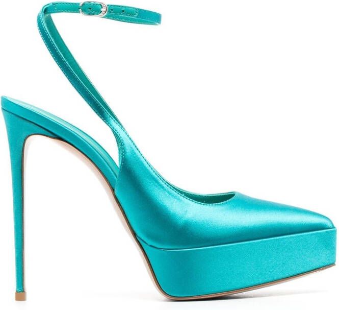 Le Silla Uma pumps met plateauzool Blauw