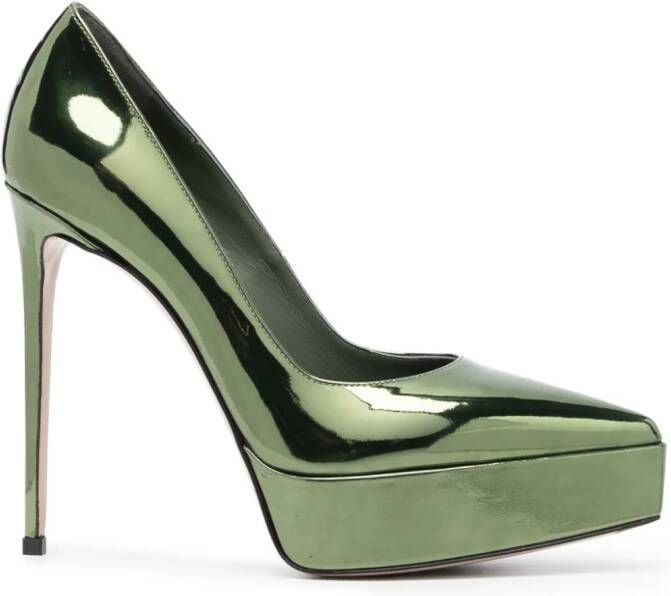 Le Silla Uma pumps met puntige neus Groen