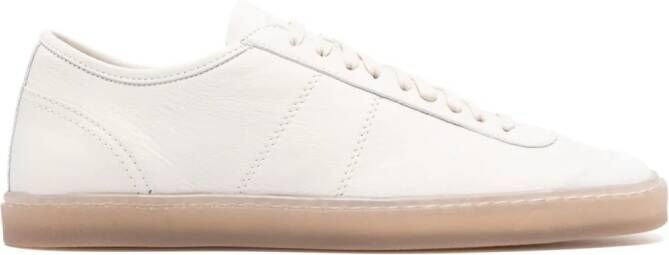 LEMAIRE Linoleum leren sneakers Wit