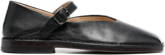 LEMAIRE Loafers met vierkante neus Zwart