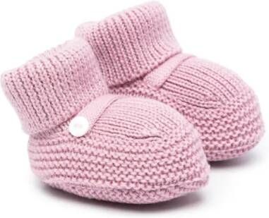 Little Bear Slippers met gestrikte voorkant Roze