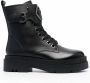 LIU JO Combat boots met logoplakkaat Zwart - Thumbnail 1