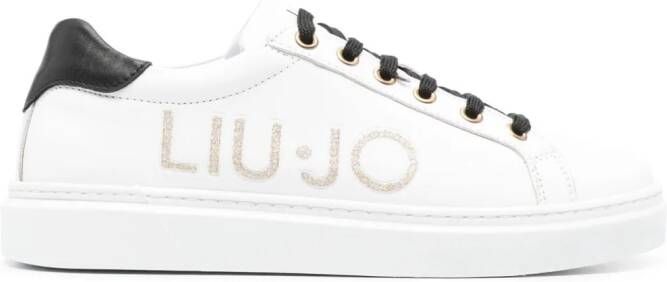 LIU JO Iris sneakers met pailletten Wit