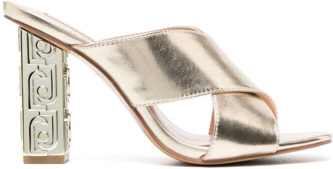 LIU JO Metallic sandalen Goud