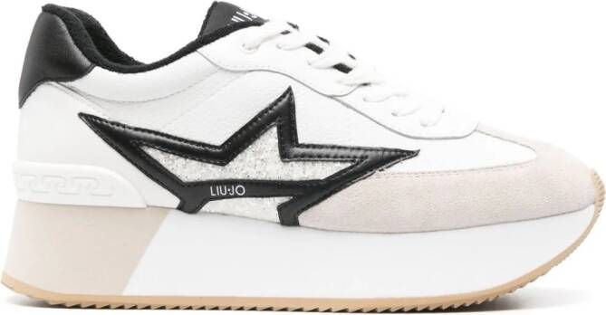 LIU JO Sneakers met plateauzool Wit