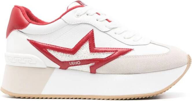 LIU JO Sneakers met plateauzool Wit