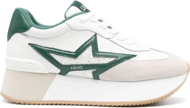 LIU JO Sneakers met pailletten Wit