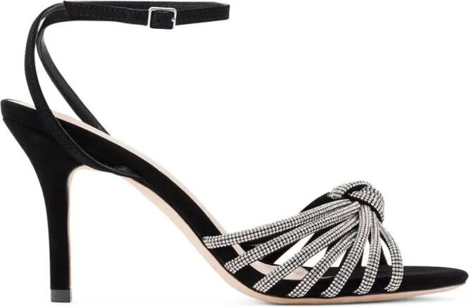 Loeffler Randall Ada 90mm verfraaide sandalen Zilver