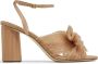 Loeffler Randall Camellia geplooide sandalen Roze - Thumbnail 1