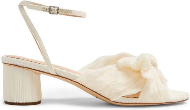 Loeffler Randall Dahlia sandalen met strik Beige