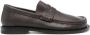 LOEWE Campo leren loafers Bruin - Thumbnail 1