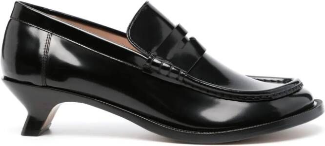 LOEWE Campo leren loafers Zwart