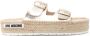 Love Moschino Espadrilles met dubbele band Goud - Thumbnail 1