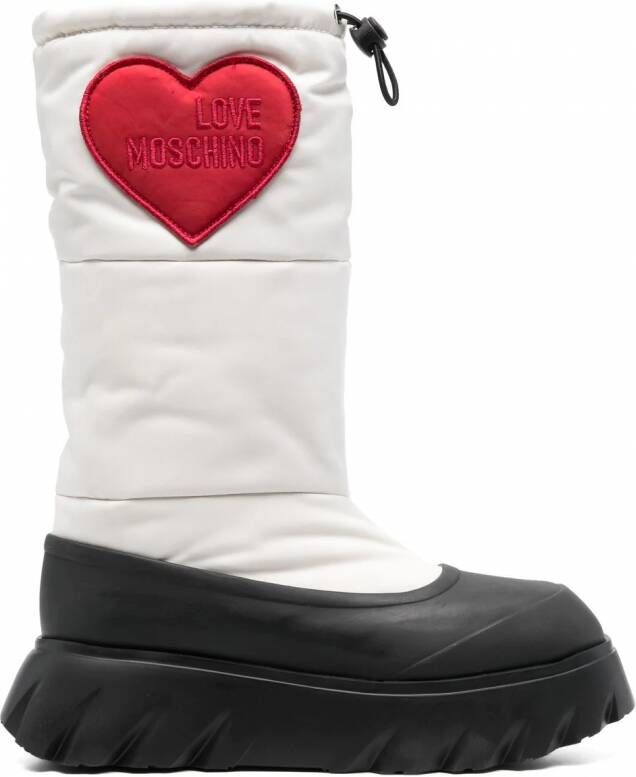 Love Moschino Boots & laarzen St.Ttod.Climb60 Nylon in wit