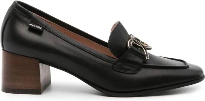 Love Moschino Leren loafers Zwart